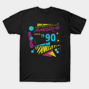 Awesome Since 1990-90’s Birthday Celebration, 41st Birthday T-Shirt